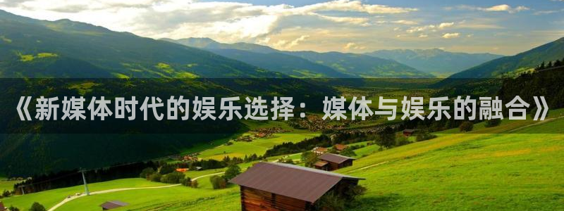 焦点娱乐代理：《新媒体时代的娱乐选择：媒体与娱乐的融合》